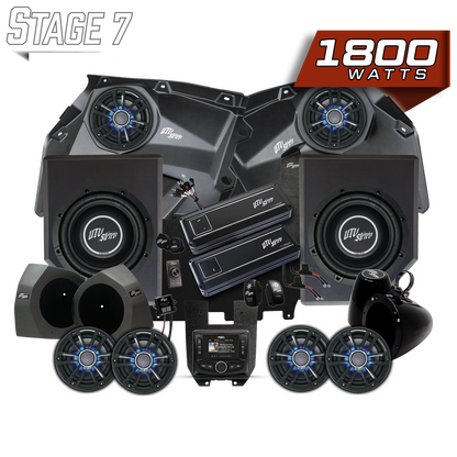 Can-Am® X3 Signature Series Stage 7 Stereo Kit | UTVS-X3-S7-S