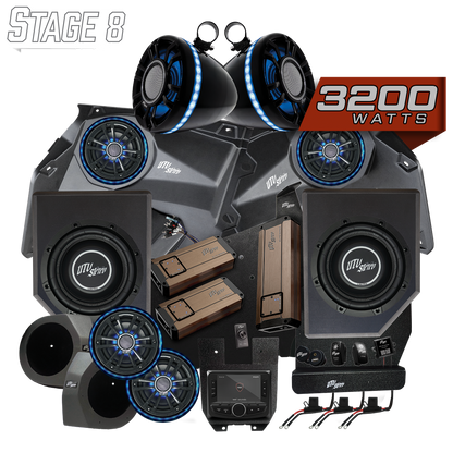 Can-Am® X3 Elite Series Stage 8 Stereo Kit | UTVS-X3-S8-E