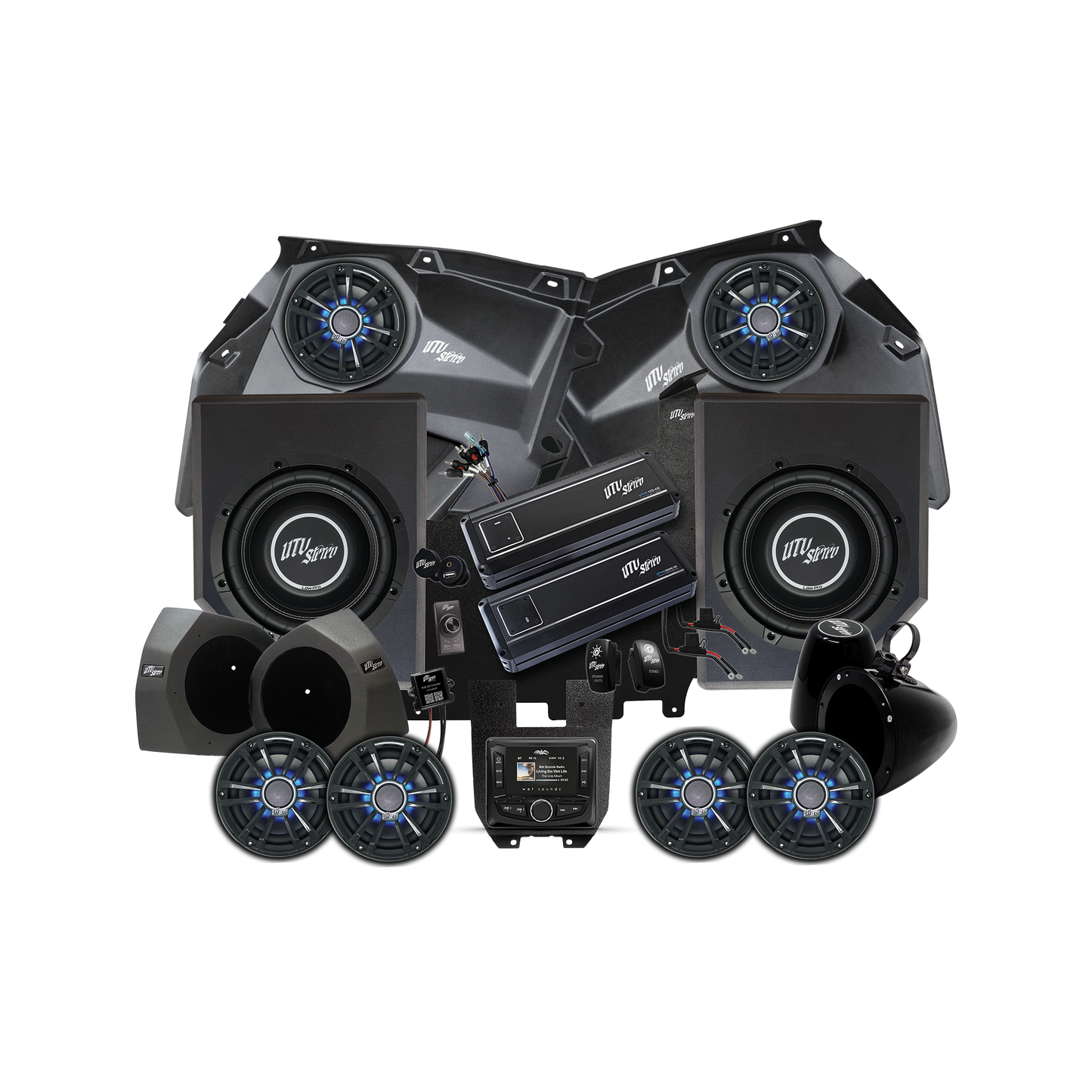 Can-Am® X3 Signature Series Stage 7 Stereo Kit | UTVS-X3-S7-S