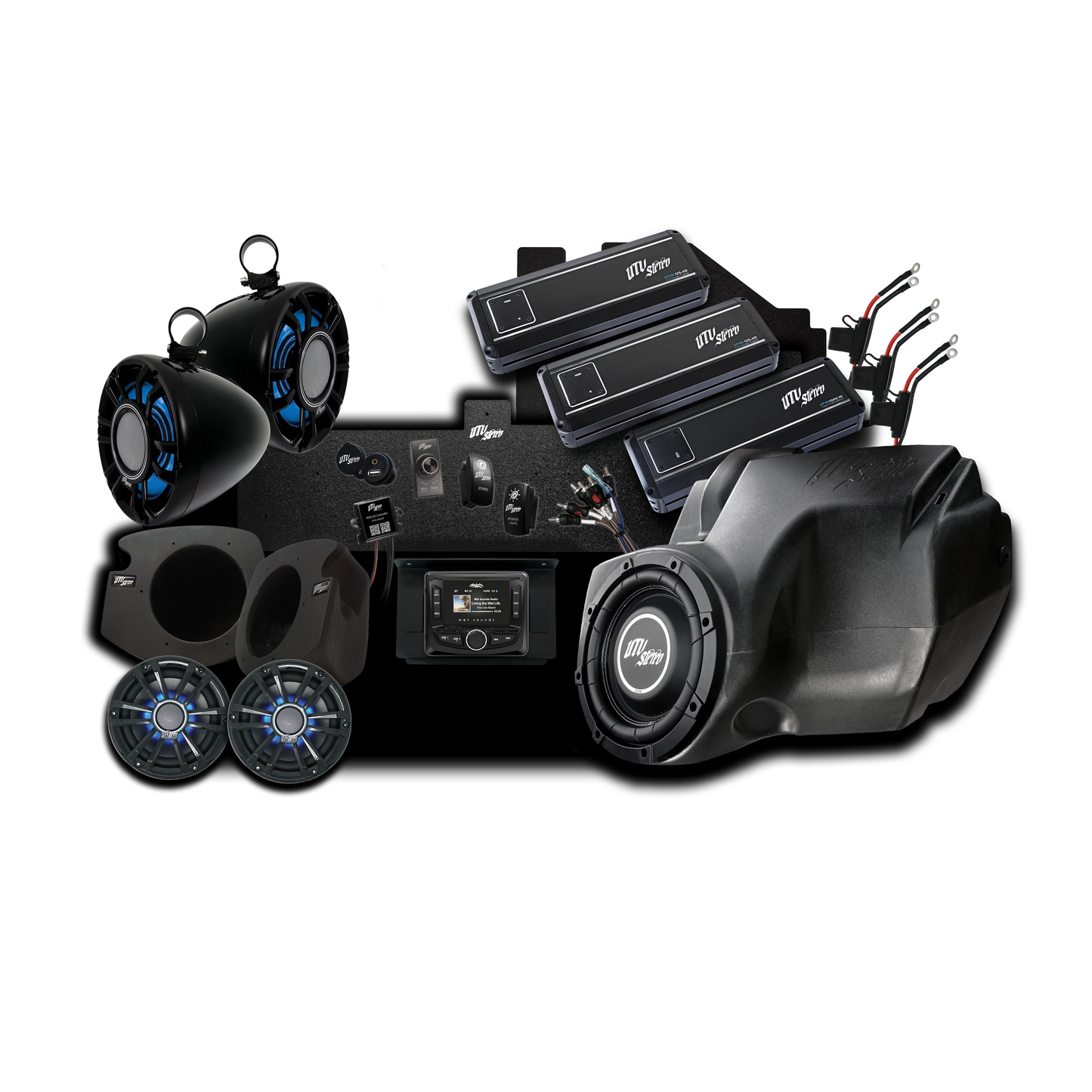 RZR® Signature Series Stage 8 Stereo Kit | UTVS-RZR-S8-S
