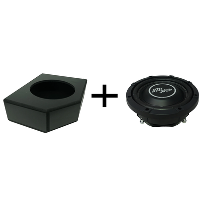 Can-Am® X3 Low Profile Front Passenger Side 10” Sub Box Enclosure – Unloaded | UTVS-X3-ENC-LP-FPASS