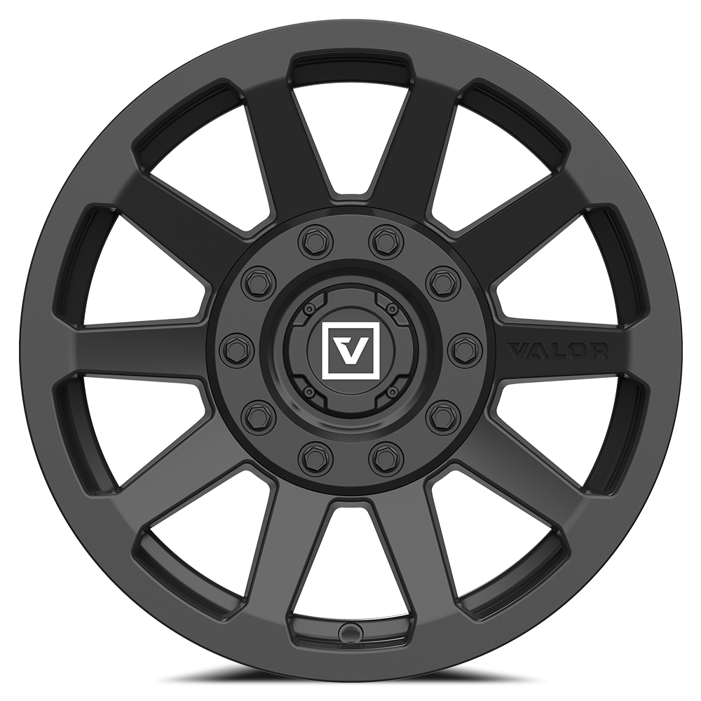 V02 15X7 +20MM 4X137/4X156 SATIN BLACK
