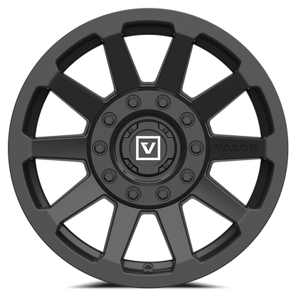 V02 15X7 +20MM 4X137/4X156 SATIN BLACK