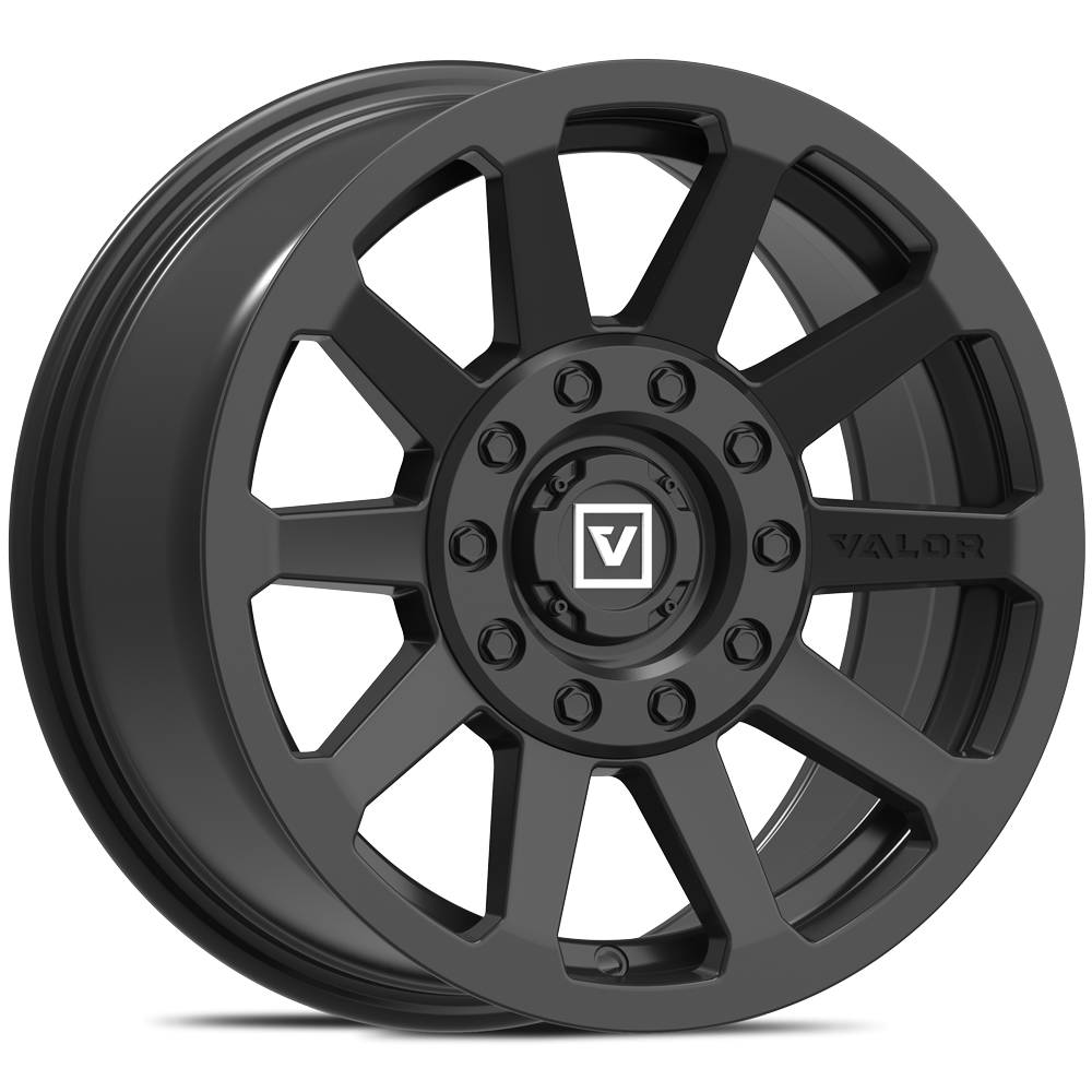 V02 15X7 +20MM 4X137/4X156 SATIN BLACK