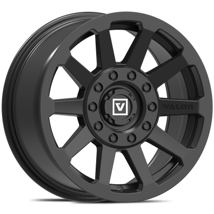 V02 15X7 +20MM 4X137/4X156 SATIN BLACK