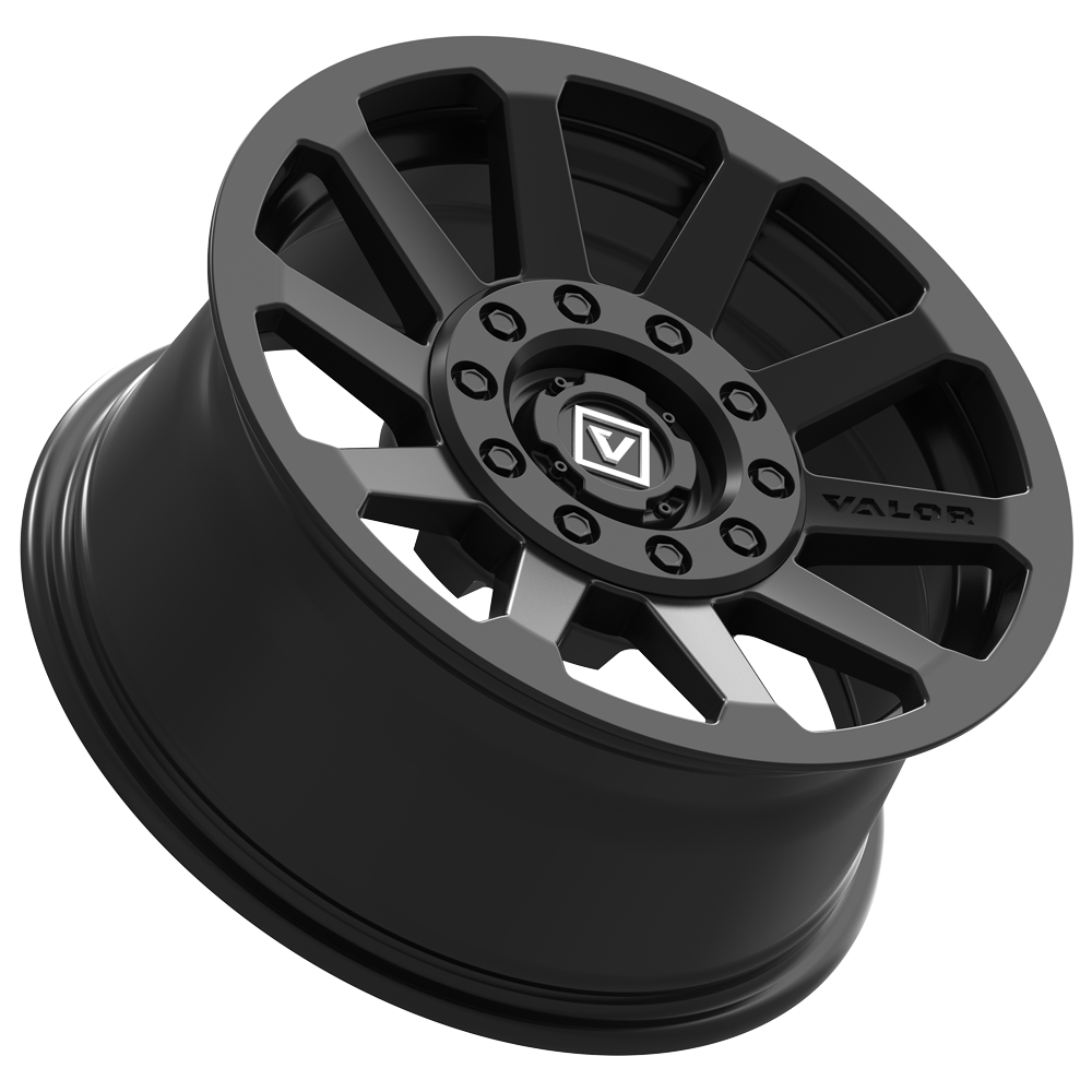 V02 15X7 +20MM 4X137/4X156 SATIN BLACK