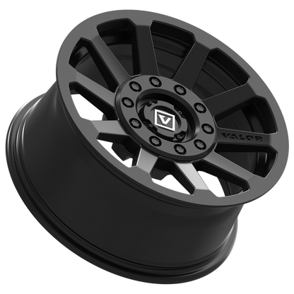 V02 15X7 +20MM 4X137/4X156 SATIN BLACK