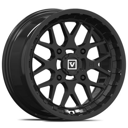 V03 14X7 +25MM 4X156 GLOSS BLACK