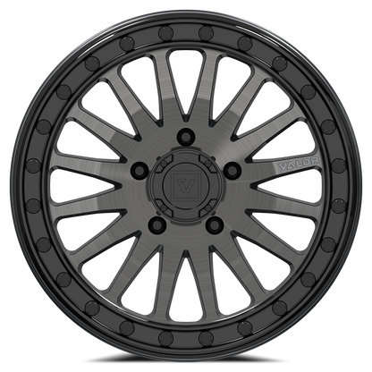 V06 BEADLOCK 15X10 +25 5X114.3 BRUSHED GUNMETAL