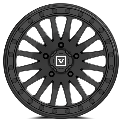 V06 BEADLOCK 15X10 +25 5X114.3 GLOSS BLACK