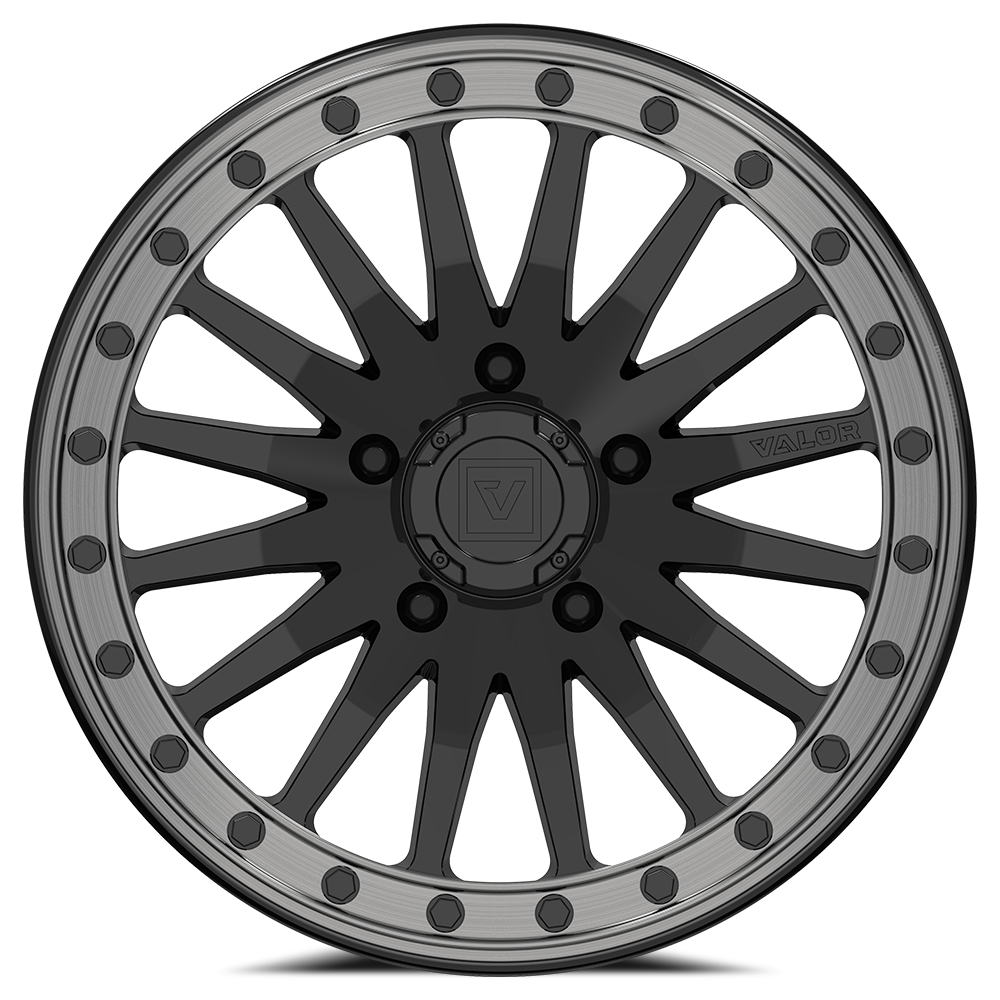 V06 BEADLOCK 15X8 +40 5X114.3 GLOSS BLACK