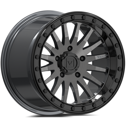 V06 BEADLOCK 15X10 +25 5X114.3 BRUSHED GUNMETAL