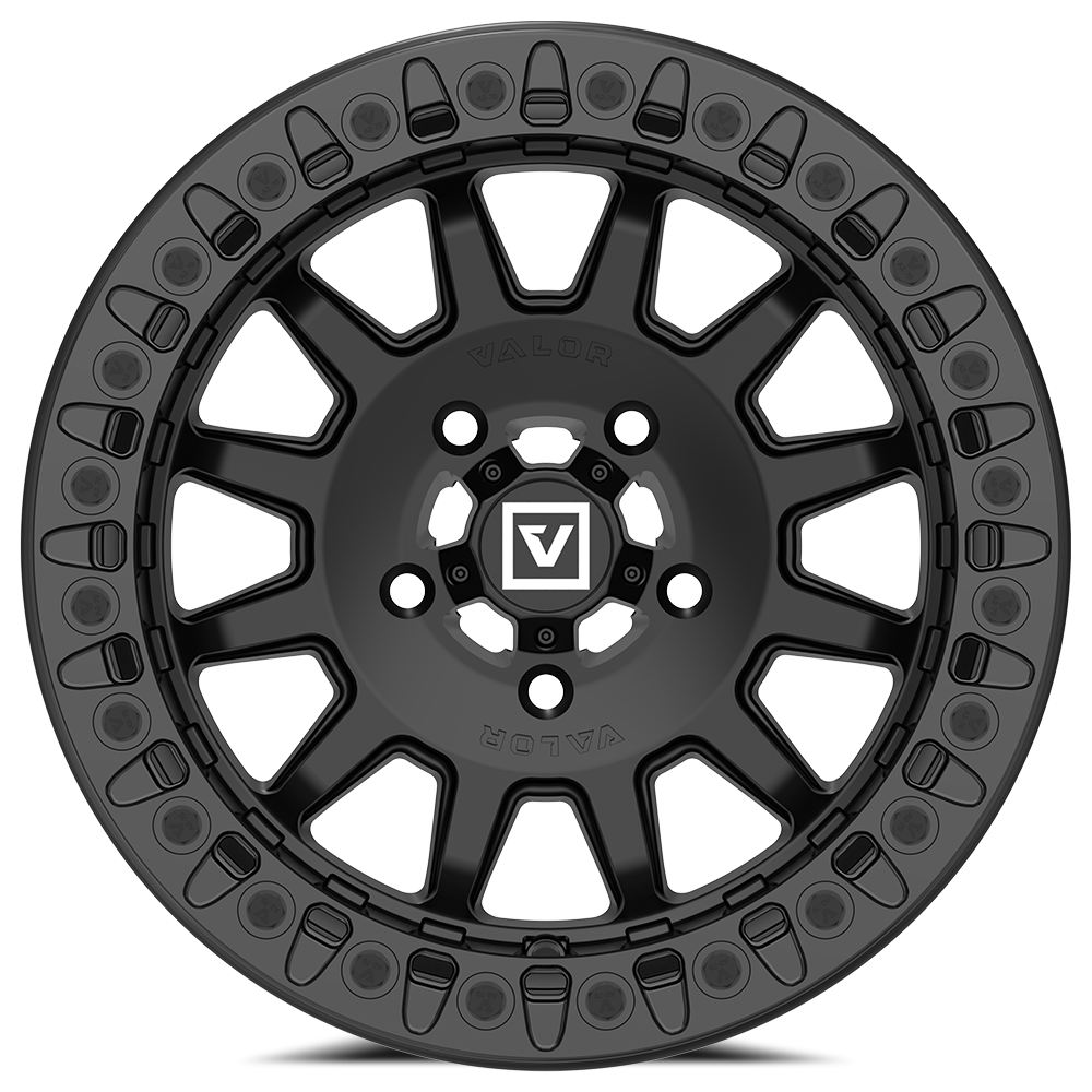 V09 BEADLOCK 15X10 +0 4X156 SATIN BLACK
