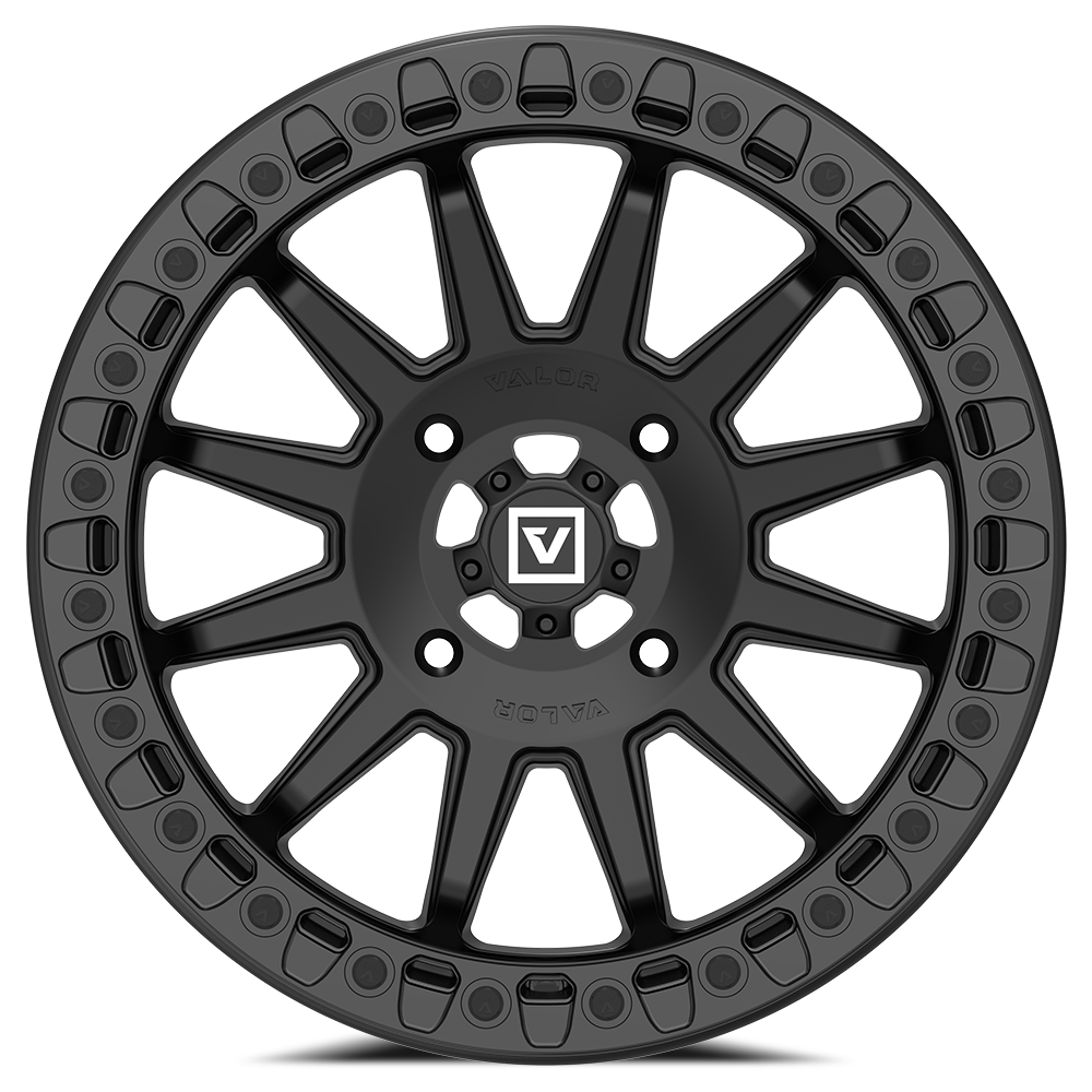 V09 BEADLOCK 17X8 +40 4X156 SATIN BLACK