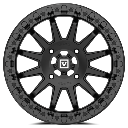 V09 BEADLOCK 17X8 +40 4X137 SATIN BLACK