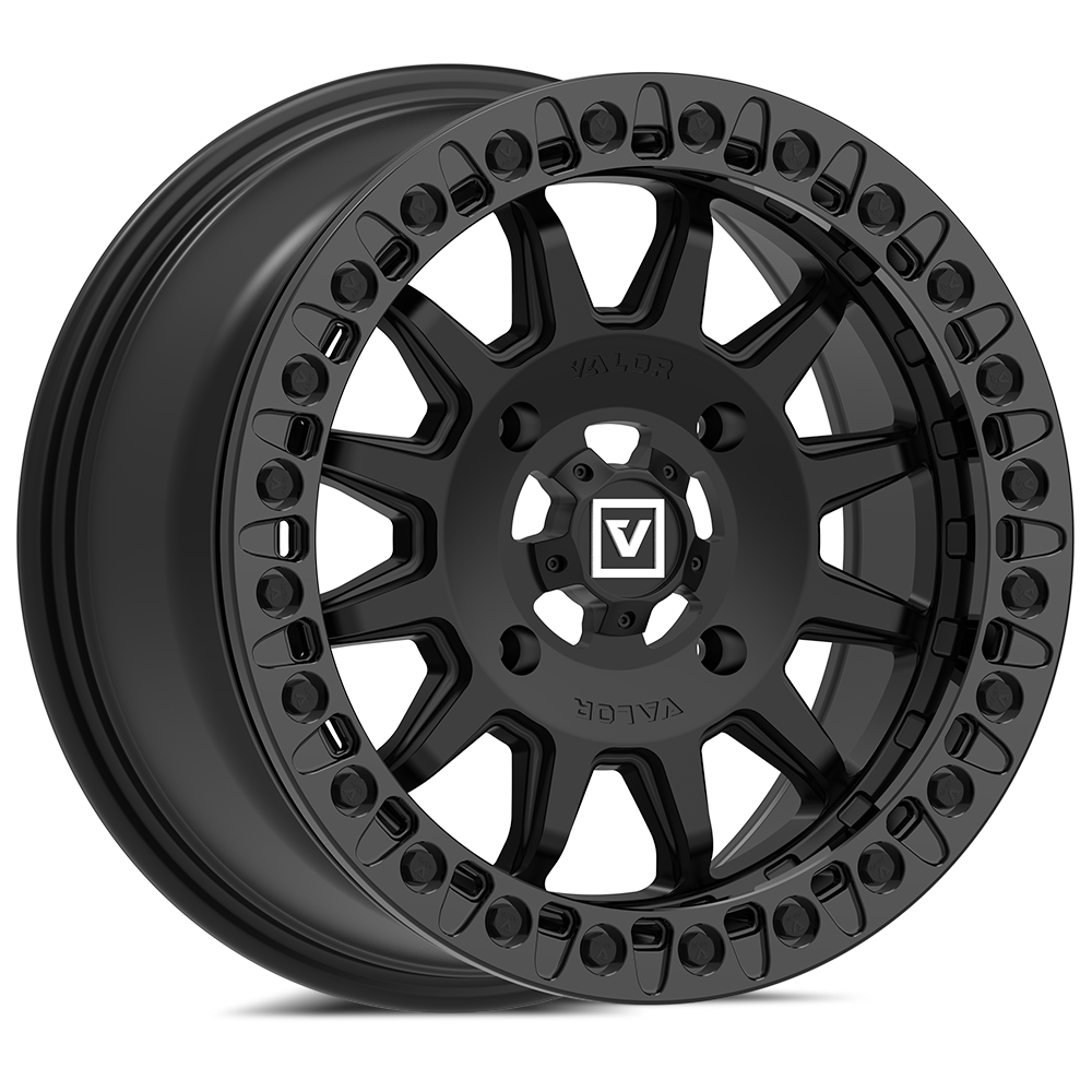 V09 BEADLOCK 15X7 +40 4X156 SATIN BLACK