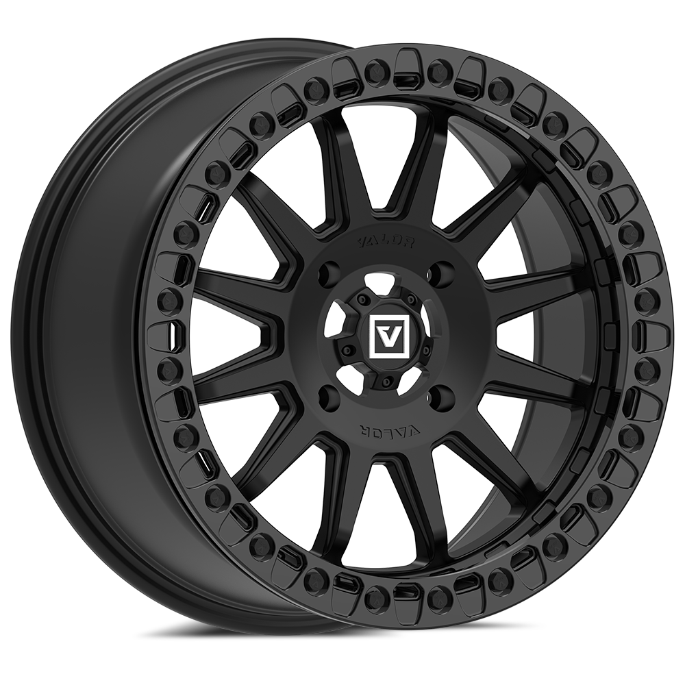 V09 BEADLOCK 17X8 +40 4X137 SATIN BLACK