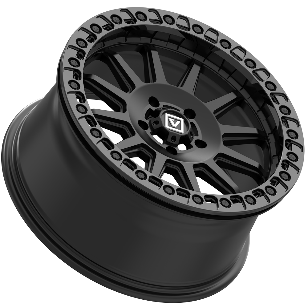 V09 BEADLOCK 17X8 +40 5X114.3 SATIN BLACK