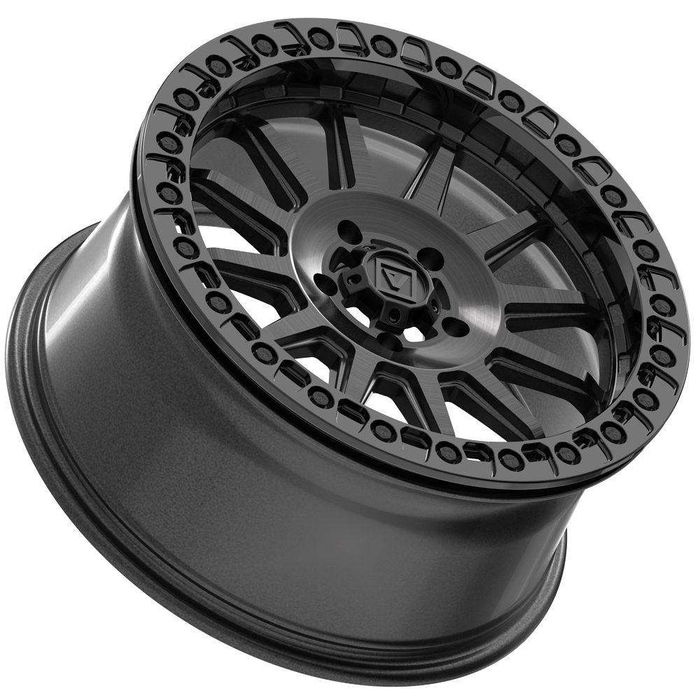 V09 BEADLOCK 17X8 +40 4X137 BRUSHED CHARCOAL