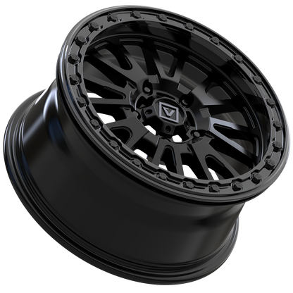 Alpha on 15x7 V16 SB UTV Wheel and Tire Kit - Valor Offroad