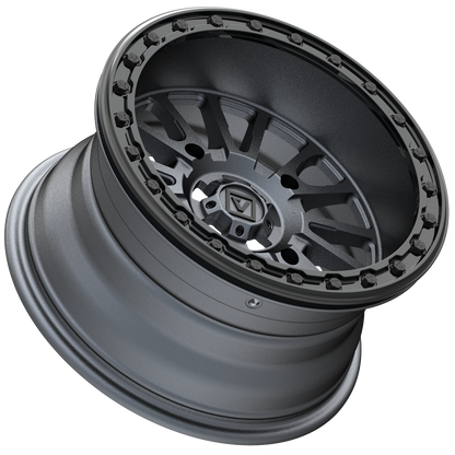 Tango on 15x8 V16 GM UTV Wheel and Tire Kit - Valor Offroad