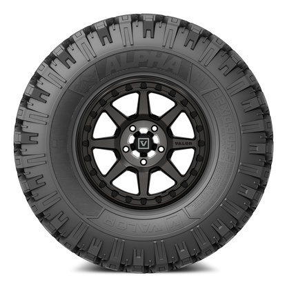 Alpha wheel and Tire kit - V13 Beadlock and Alpha UTV Tire - Angle 1 - Valor Offroad