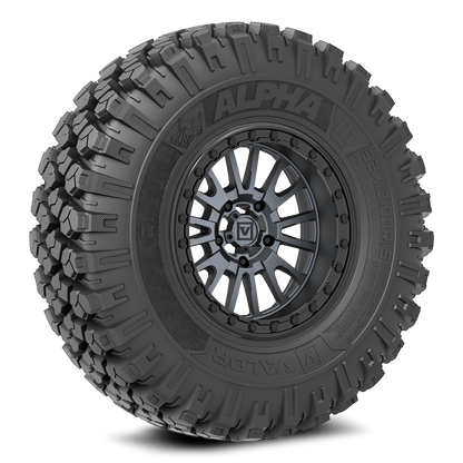 Alpha on 15x8 V16 GM UTV Wheel and Tire Kit - Valor Offroad