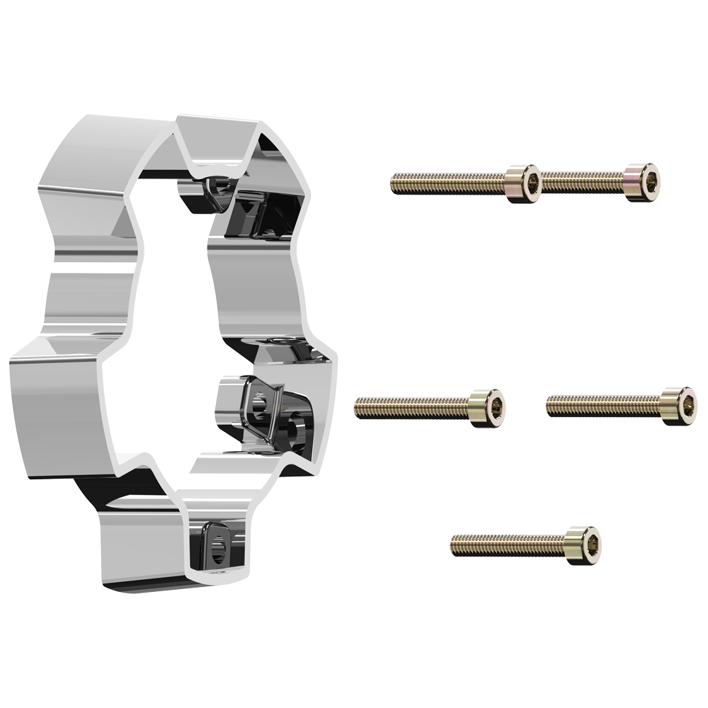 VCAP2 CAP RISER CHROME - ABS