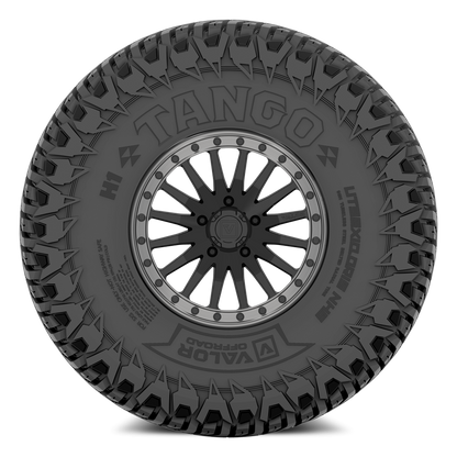 Tango on 15x8 V06 GB UTV Wheel and Tire Kit - Valor Offroad