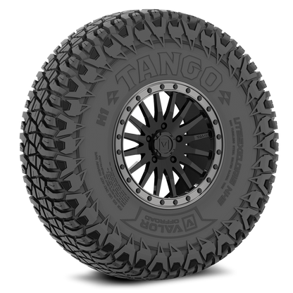 Tango on 15x8 V06 GB UTV Wheel and Tire Kit - Valor Offroad