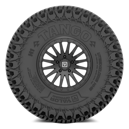 Tango on 15x8 V06 SB UTV Wheel and Tire Kit - Valor Offroad