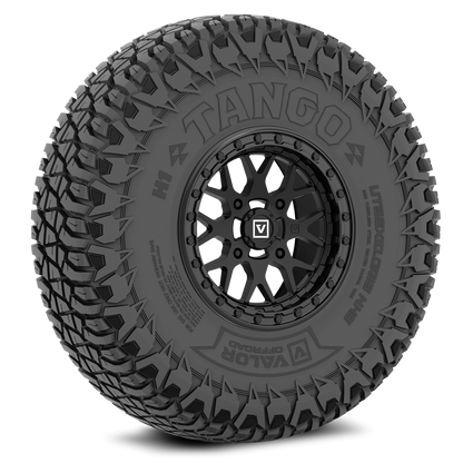Tango on 15x7 V07 SB UTV Wheel and Tire Kit - Valor Offroad