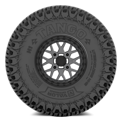 Tango on 15x7 V07 SG UTV Wheel and Tire Kit - Valor Offroad