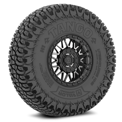 Tango on 15x7 V08 DT UTV Wheel and Tire Kit - Valor Offroad