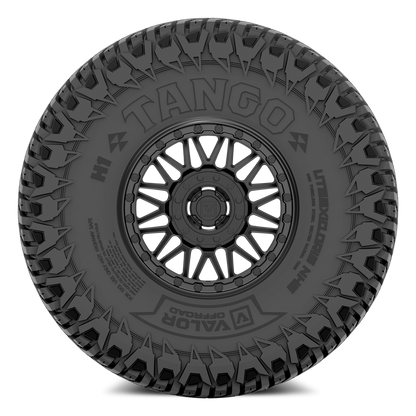 Tango on 15x7 V08 SB UTV Wheel and Tire Kit - Valor Offroad