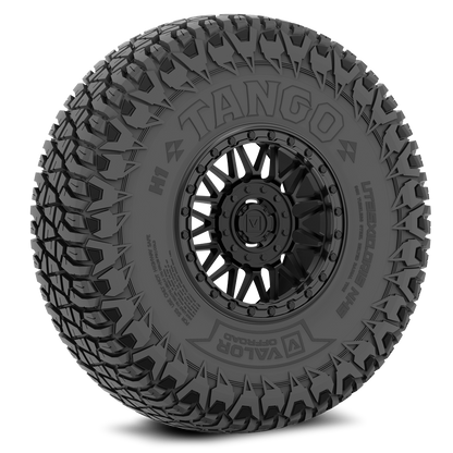 Tango on 15x7 V08 SB UTV Wheel and Tire Kit - Valor Offroad