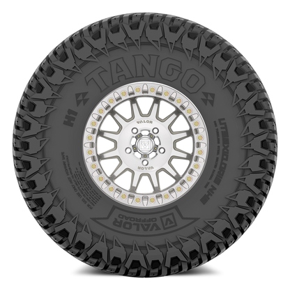 Tango on 15x7 V09 RM UTV Wheel and Tire Kit - Valor Offroad