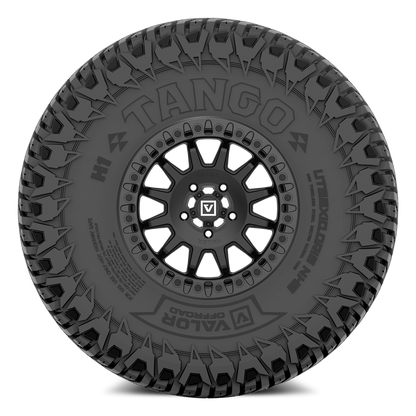 Tango on 15x7 V09 SB UTV Wheel and Tire Kit - Valor Offroad