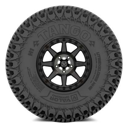 Tango on 15x7 V13 DT UTV Wheel and Tire Kit - Valor Offroad