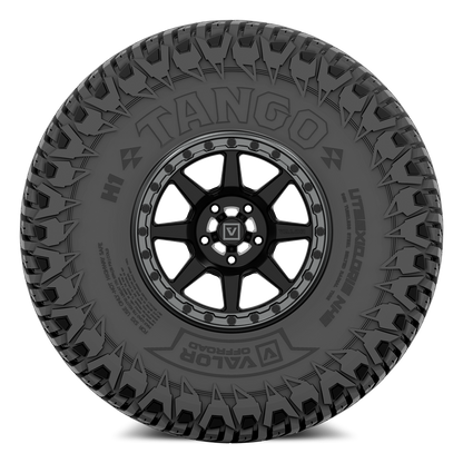 Tango on 15x7 V13 SB UTV Wheel and Tire Kit - Valor Offroad
