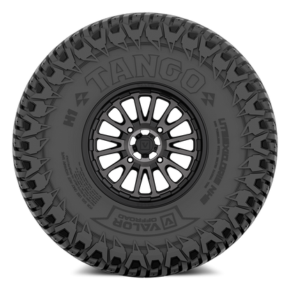Tango on 15x7 V14 DT UTV Wheel and Tire Kit - Valor Offroad