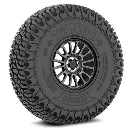 Tango on 15x7 V14 DT UTV Wheel and Tire Kit - Valor Offroad