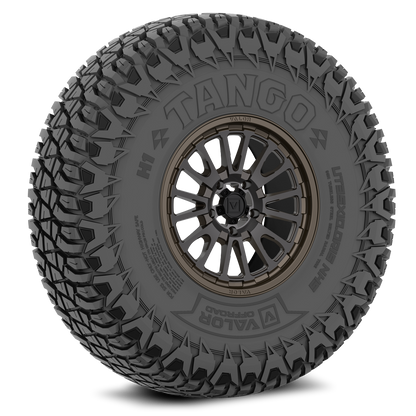 Tango on 15x7 V14 RB UTV Wheel and Tire Kit - Valor Offroad