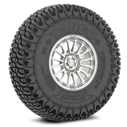 Tango on 15x7 V14 RM UTV Wheel and Tire Kit - Valor Offroad