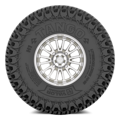Tango on 15x7 V14 RM UTV Wheel and Tire Kit - Valor Offroad