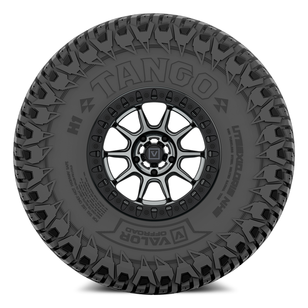 Tango on 15x7 V18 HB UTV Wheel and Tire Kit