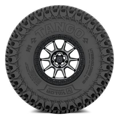 Tango on 15x7 V18 HB UTV Wheel and Tire Kit - Valor Offroad