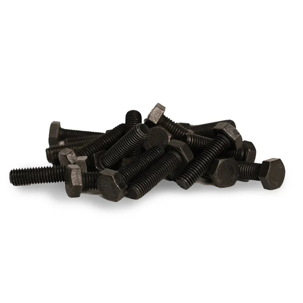 M8X25MM BOLTS 24 PIECES - BLACK
