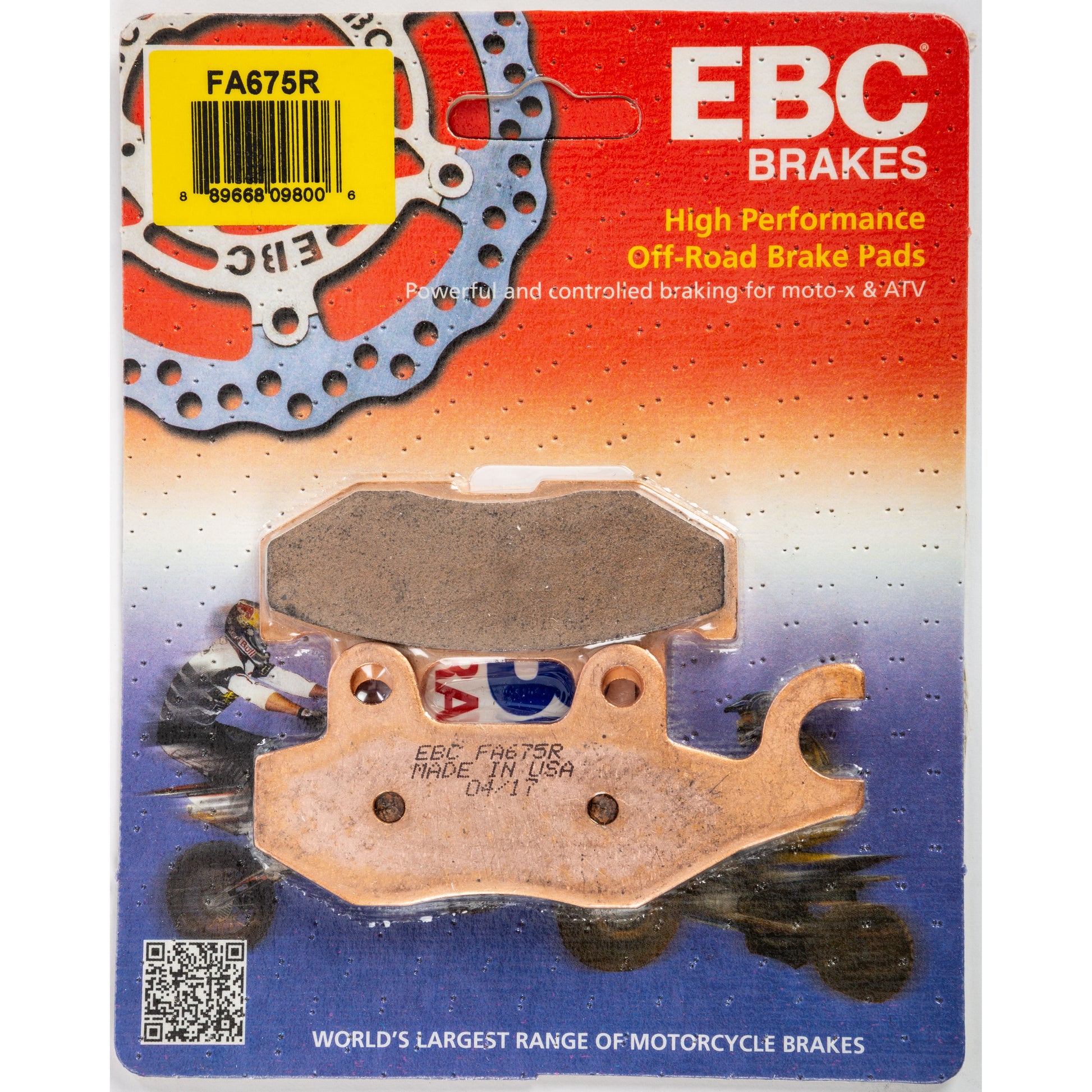 Brake Pads Fa675r Sintered R Series