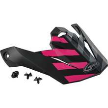 Visor W/Screws Fame Mx 86 Matte Black/Pink/Silver